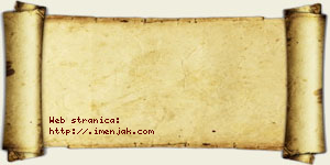 Jovana Živojinović vizit kartica